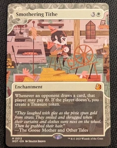 Magic The Gathering WoE: Enchanting Tales Smothering Diezmo EDH Grapa Casi Nuevo/Muy Nuevo - Imagen 1 de 2