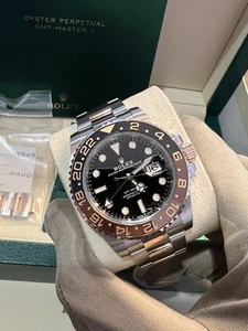 2025 Rolex GMT-Master II 126711CHNR UNWORN RootBeer Rose Gold Steel Complete Set - Picture 1 of 2