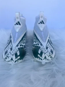 Adidas Predator Edge.3 Laceless Kids Football Cleats White Green Size 1 Youth - Picture 1 of 10