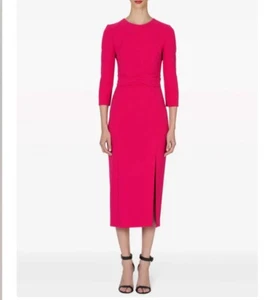 Carolinia Herrera Dress, Begonia 3/4 Sleeve Midi Dress, BNWT - Size 2 - Picture 1 of 4