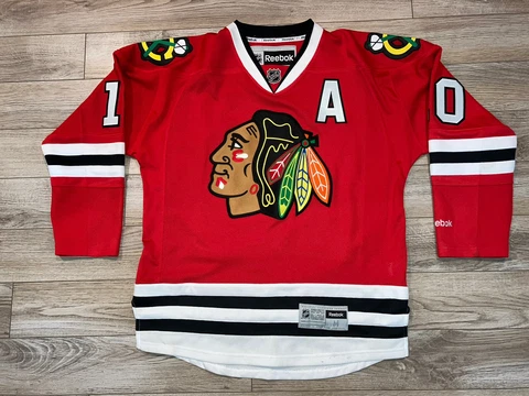 Patrick Sharp Chicago Blackhawks nhl jersey medium M mens Cover