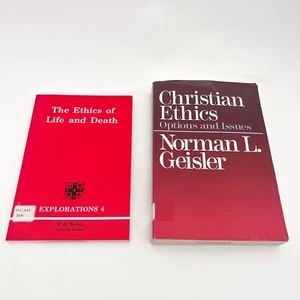 Christian Ethics: Options and Issues, Geisler, Norman L + Life and Death by Webb - Picture 1 of 14