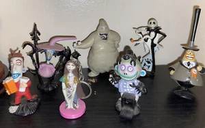 Vintage The Nightmare Before Christmas Set 7 Applause PVC Figuren (2"-3,5") - Bild 1 von 3