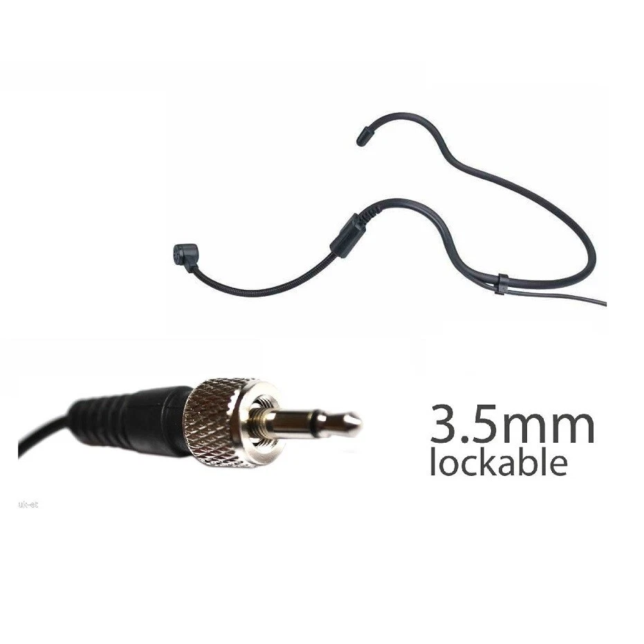 Audio Condenser Headset head microphone For Sennheiser system  EW100 G2 EW135 G2 - Image 1 of 1