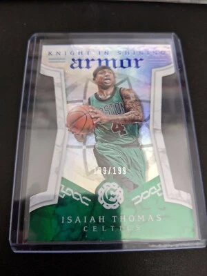 2016-17 Panini Excalibur Knight in Shining Armor Blue /199 Isiah Thomas #8 - Image 1 of 3