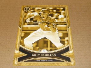 2018 Topps Tribute BASE BILLY HAMILTON JUMBO OVERSIZED GOLD 10/10 REDS #35 - Picture 1 of 1