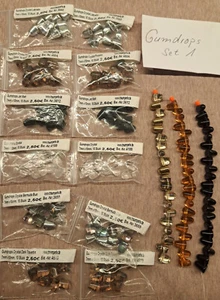 Gumdrops  ( Set 1 )  Kettenherstellung  7 x 10 mm in Tüten und am Band - Bild 1 von 3