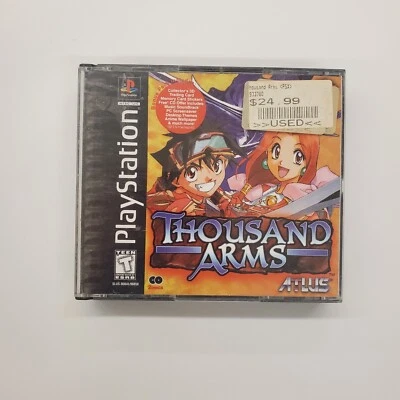 Thousand Arms (Sony PlayStation 1 1999) NO Manual | Case and Game Included | PS1 - Image 1 of 4