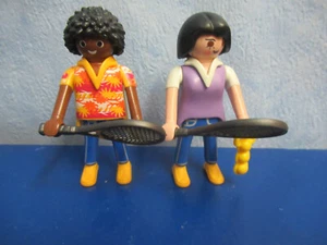 2 x Damen spielen Tennis Sportler Figuren Playmobil 6957 - Bild 1 von 1
