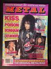 Magazine métal heavy metal mars 1990 avec affiche rose Alice Cooper et Axl