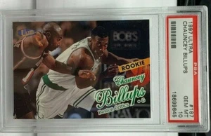 Chauncey Billups 1997-98 Fleer Ultra Rookie Card RC #187 - PSA 10 Gem Mint Pop 7 - Bild 1 von 2