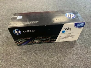 NEW HP OEM 122A Cyan Toner Cartridge Q3961A - Picture 1 of 2