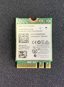 Dell 08XG1T Intel Dual Band Wireless-AC 8260 8260NGW BT NGFF 867Mbps PCIe - Picture 1 of 2