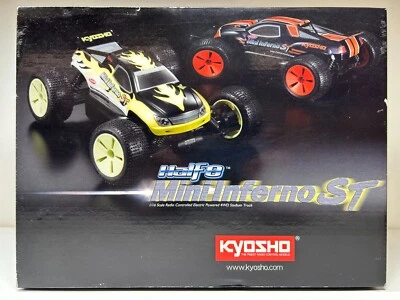 Vintage Kyosho 1/16 EP RC Mini Inferno ST Readyset (RTR) NIB Free World Shipping - Image 1 of 4