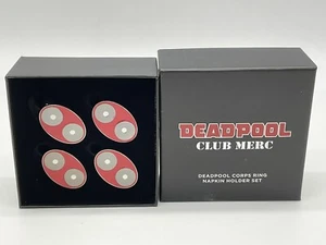 Anillos de servilleta Dead Pool Club Merc de Marvel - Imagen 1 de 5