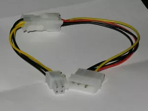 Molex Female to 4 pin ATX Male Adapter Cable for motherboard ATX power EPS12V - Picture 1 of 6