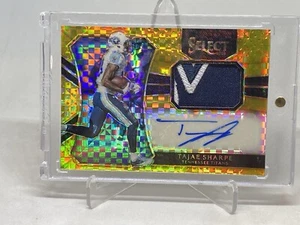 2016 Select NFL #RM-TJ Tajae Sharpe GOLD Prizm RPA AUTO Rookie RC /10 - Picture 1 of 18