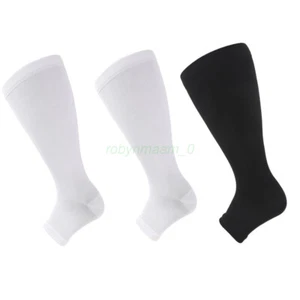2XL-7XL Plus Size Compression Socks 20-30mmhg Extra Wide Calf Knee High Stocking - Picture 1 of 18
