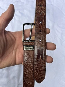 Gilmart Gürtel aus echtem Straußenleder Größe 38" Taille - Bild 1 von 6
