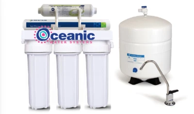 1:1 RATIO Low Waste: 5 Stage RO Home Reverse Osmosis Water Filter System 75 GPD  - Image 1 of 3