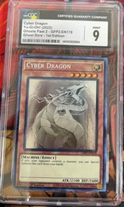 Cyber Dragon (Ghost Rare) - Ghosts From the Past: The 2nd Haunting - CGC 9 Mint - Picture 1 of 3