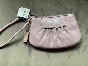 Coach Madison Lavender Leather Wristlet - 41977 - NWT - Picture 1 of 4