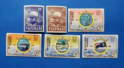 Tuvalu Stamps, Scott 164-169 MNH Cover