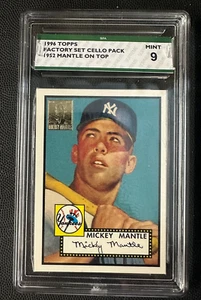 Mickey Mantle 1952 Comm. on Top Sealed 1996 Topps Factory Set Pack SPA 9 MINT - Picture 1 of 2