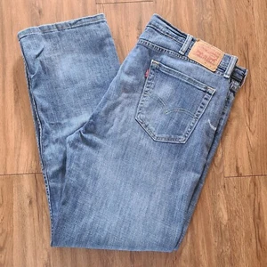 Pantalones de mezclilla para hombre Levi Strauss & Co. pierna recta azul talla 40 x 30 - Imagen 1 de 12