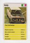 Top Trumps  Rally car. Fiat 128 Rallye