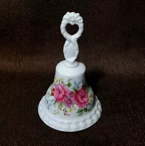Elizabethan Fine Bone China Rose Floral Tea Cottage Dinner Hand Bell England VTG - Picture 1 of 9