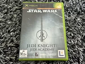 Star Wars Jedi Knight: Jedi Academy - Microsoft Xbox Original With Manual - Picture 1 of 3