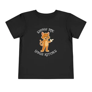 Toddler Show Me Your Kitties Tee, Kids Animal Shirt - Picture 1 of 13