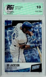 Bo Jackson 2019 Panini #11 Cracked Ice #19/25 Card PGI 10 - Picture 1 of 1