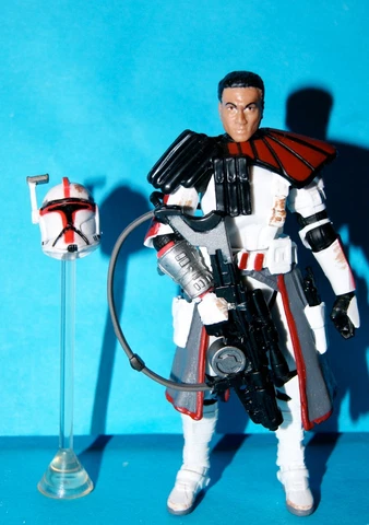 STAR WARS LEGACY ARC TROOPER RED LOOSE COMPLETE Cover