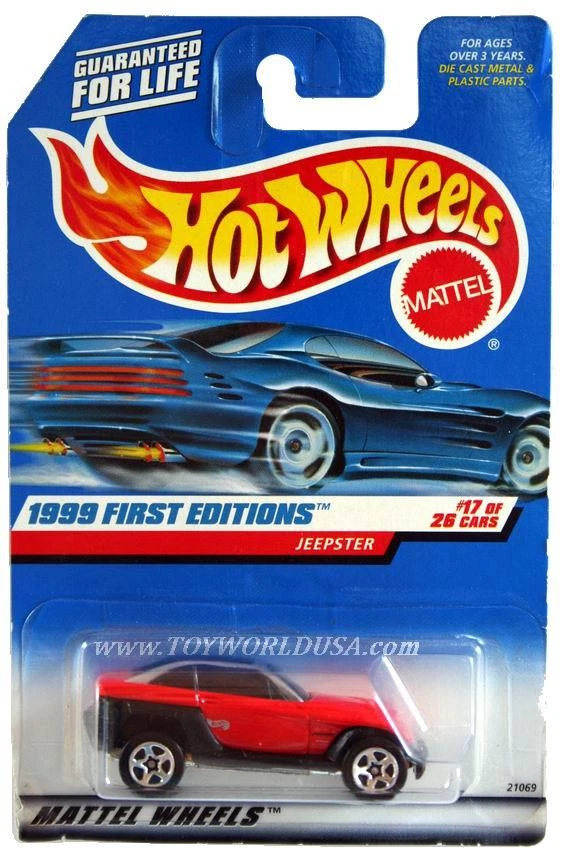 1999 Hot Wheels #922 First Editions #17 Jeepster - Image 1 of 1