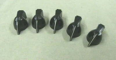 Juego de 5 perillas amplificador vintage años 50 Fender Original "Chickenhead" NOS Foto 1 de 3