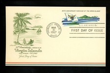 US FDC #UXC6 Artmaster 1967 Charlotte Amalie VI Airmail Card Virgin Islands