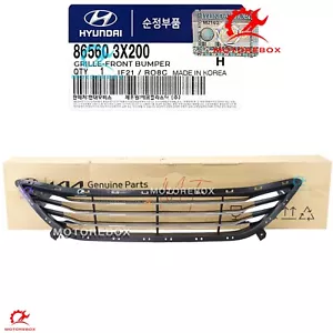 ✅Genuine✅ Grille Front Bumper Radiator Center 2011-13 Elantra Sedan 865603x200 - Picture 1 of 5
