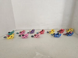 12 Foam Sleigh With Beetles Bugs Driving Ornaments Craft Weird Oddity Christmas - Picture 1 of 6