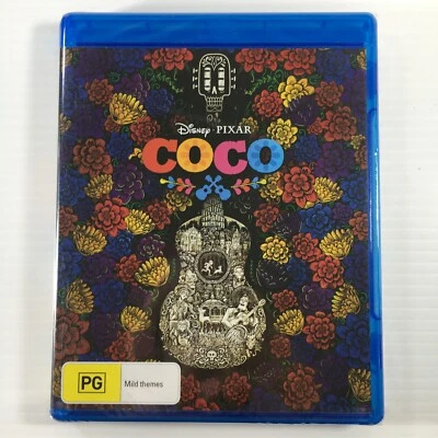 Disney Pixar Coco Blu-ray 2 DISCS Region A B C Bluray Blu ray SEALED TRACKED NEW - Image 1 of 4