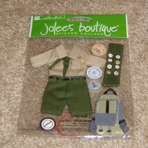 EK Success Jolees Dimensional Sticker ~ "His" Boy Scouting - Picture 1 of 2