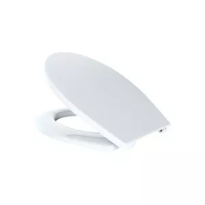 VIGOUR asiento de inodoro uno con tapa, blanco con descenso automático - Imagen 1 de 3