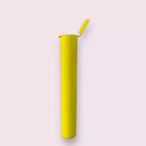 116mm Yellow King Size Pop Top Tubes - Plastic Storage (500 count) - Picture 1 of 4