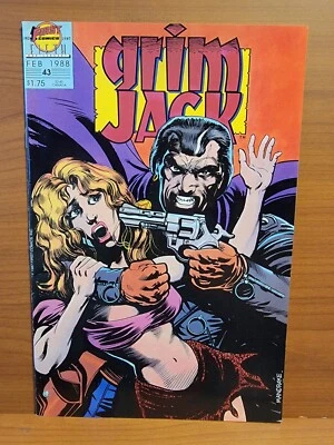 Первые комиксы Grimjack No43 1988 в очень хорошем состоянии - Изображение 1 из 3