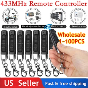 4 in 1 Wireless Remote Control Duplicator 433MHz Key for Gate Garage Door LOT  - Picture 1 of 10