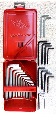 Snap-On 15 Piece Hex Key Set w/Tin Not Complete - Image 1 of 4