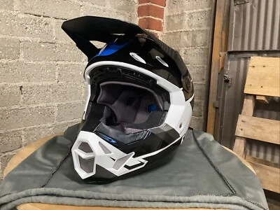 FLY RACING FORMULA CP RUSH HELMET GREY/BLACK/WHITE MEDIUM 73-0023M - Image 1 of 4