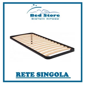 RETE CLASSICA A DOGHE STRETTE SENZA PIEDI PER LETTO SINGOLO MISURA 80X195 - Foto 1 di 1