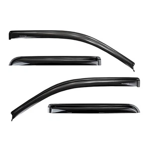 Smoke Acrylic 4pc Outside Channel Side Window Deflector for 11-19 Ford Explorer  - Bild 1 von 3